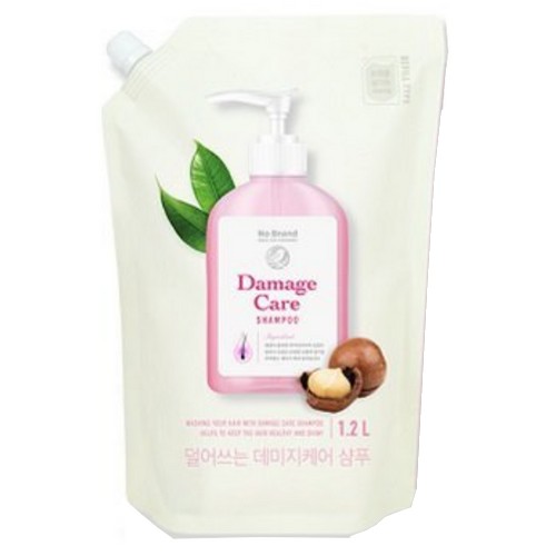 노브랜드 덜어쓰는 데미지케어 샴푸 1200ml