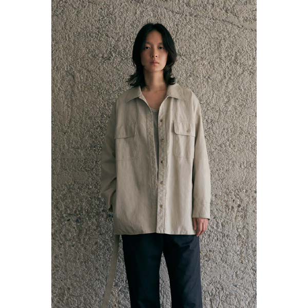 모노크롬 라이 에코레더 자켓 M211LF01