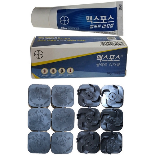 바이엘 맥스포스 셀렉트 이지겔 20g + 먹이캡 12개