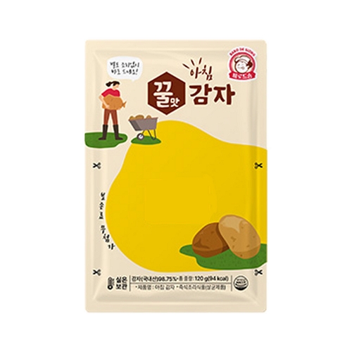 아침주식회사  바로드숑 바로먹는 꿀맛 수미감자 120g
