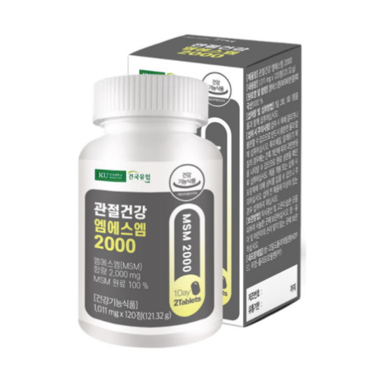 건국유업 관절건강 엠에스엠 2000 120정
