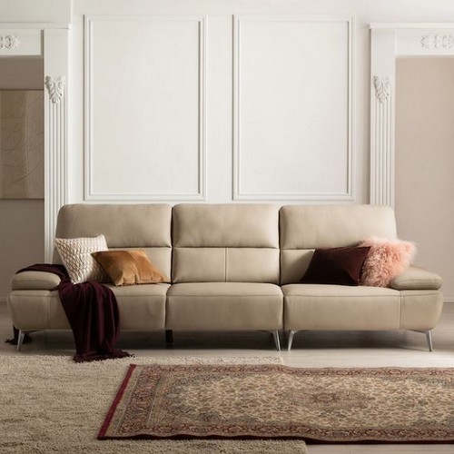 리바트 그라함 천연가죽 소파 4인용