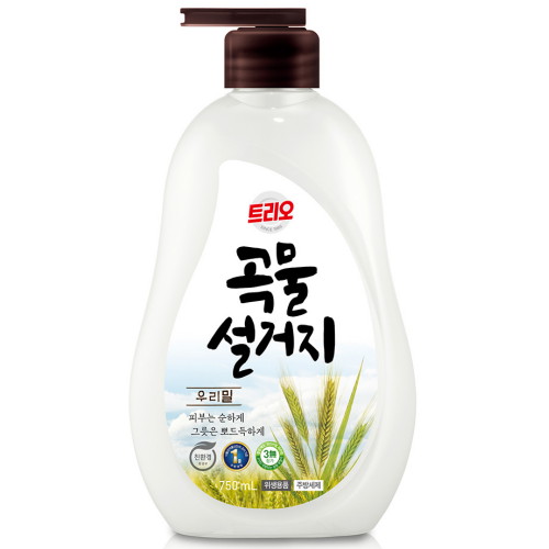 트리오 곡물설거지 우리밀 750ml