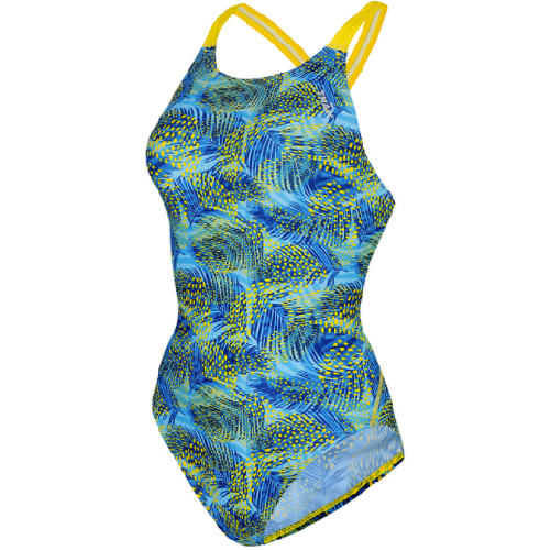 티막  여성 트레인슈트 원피스 수영복 UKT0131-YL