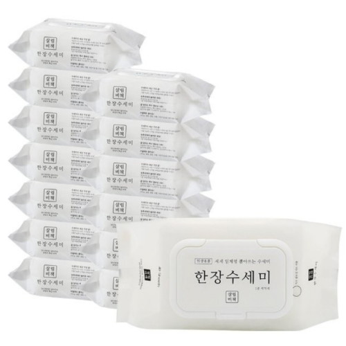 미벨라  살림비책 뽑아쓰는 한장 수세미 40매