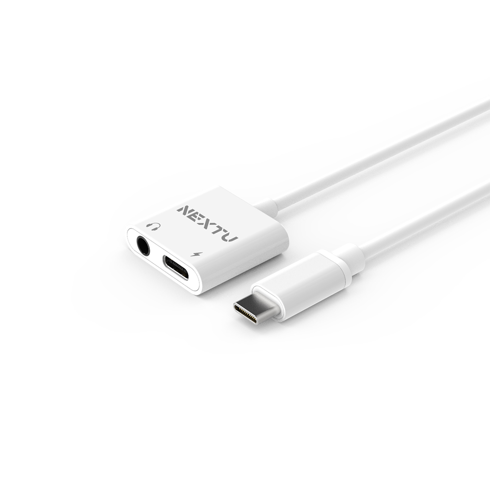이지넷유비쿼터스 NEXTU NEXT-AV2307 Type C to 3.5mm 스테레오 변환 젠더