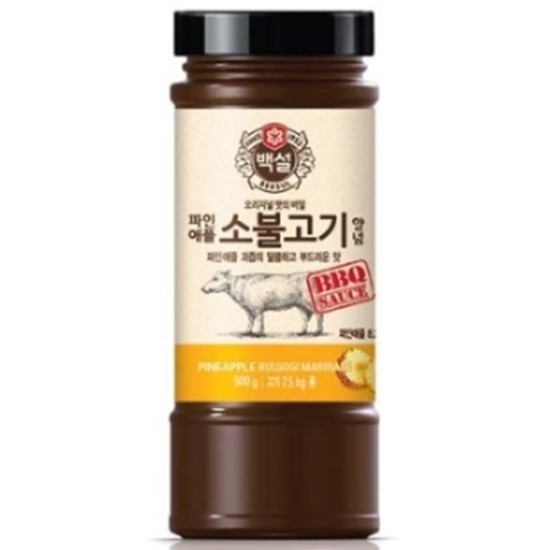 백설 파인애플 소불고기 양념 500g
