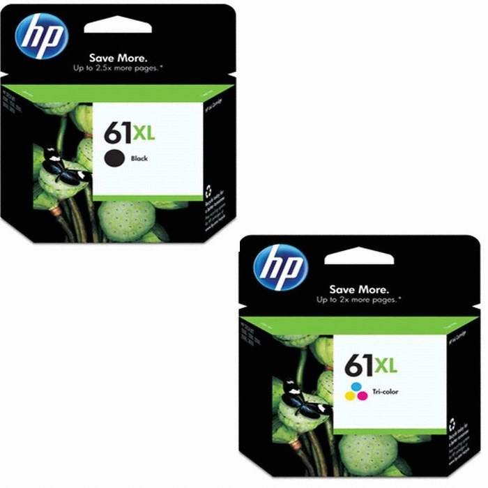HP 정품 61XL (CH563WA, CH564WA) 세트