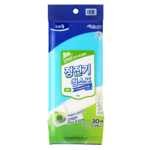 크린랩  정전기 청소포 대형 30매