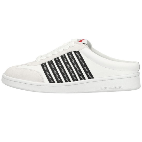 디스퀘어드2 복서 로고 뮬 스니커즈_SNM0237 01602625 M072