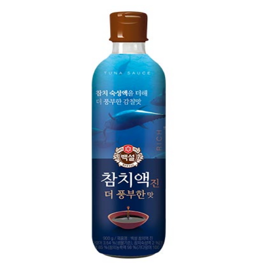 백설 참치액 진 더 풍부한 맛 900g