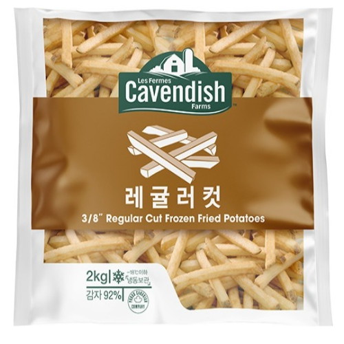 캐빈디쉬  팜스 레귤러컷 감자튀김 2kg