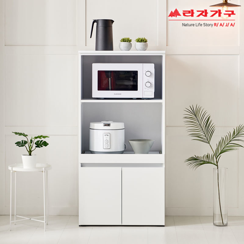 라자가구 위드 데코 인출 밥솥장 전자렌지 수납장 600