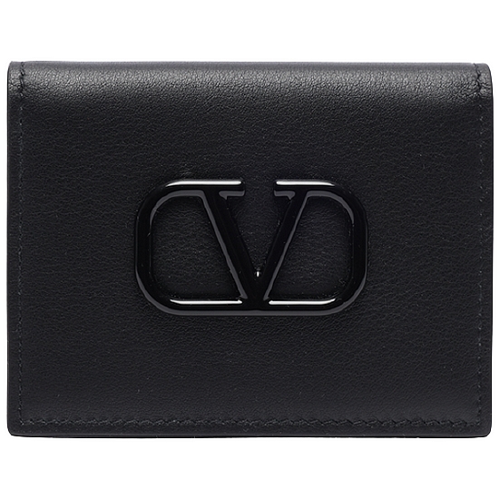 발렌티노 V 로고 카드지갑_XY2P0T39 ZEF 0NO