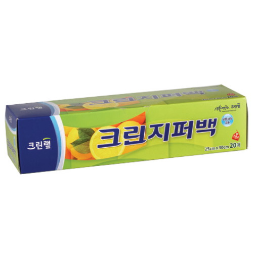 크린랲 크린지퍼백 18x20cm 50매 [30개(150매)]