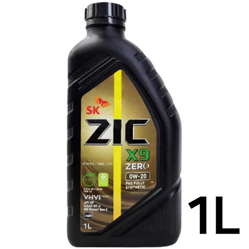 SK엔무브 ZIC 제로 X9 0W20 1L