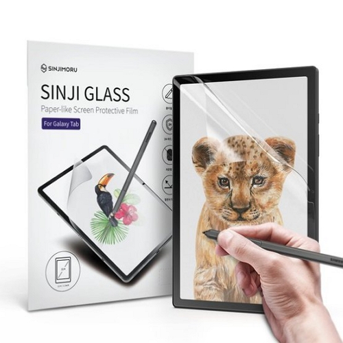 신지모루  갤럭시탭A8 저반사 드로잉 종이질감 액정보호필름