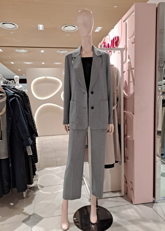 스위트숲 여성 투버튼 루즈핏 정장 자켓 SY5JK95