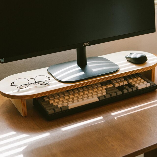 오니프 우드 모니터 받침대 TC01