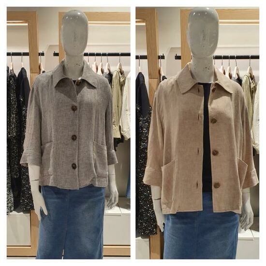 비지트인뉴욕VY5JK91린넨싱글자켓