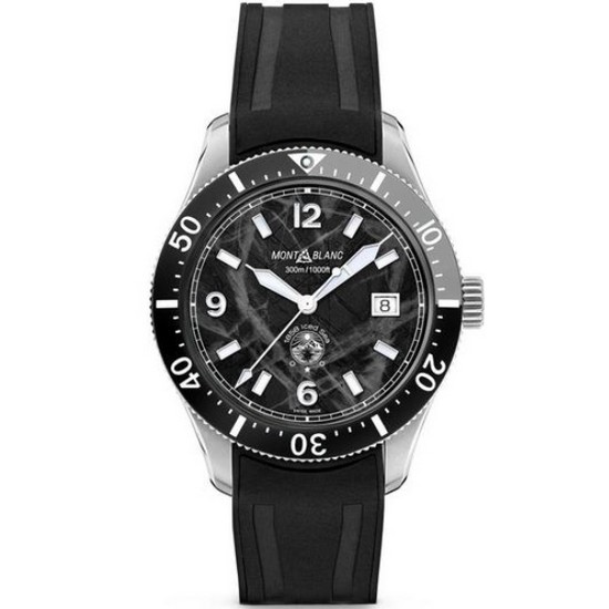 몽블랑 1858 아이스드 씨 오토매틱 데이트 129372