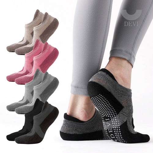 데비 논슬립 투톤 요가양말