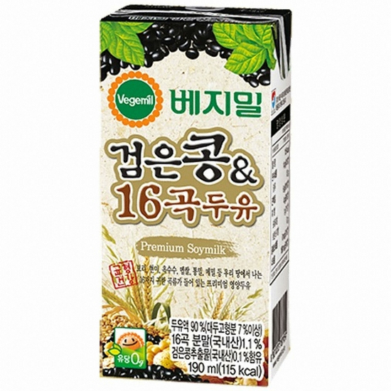 정식품 베지밀 검은콩과 16곡 190ml