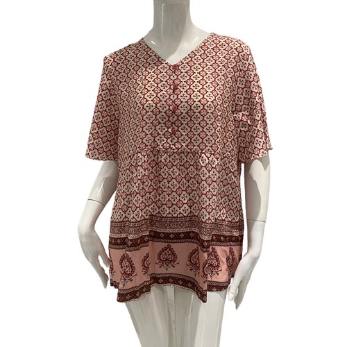 와코루 찰랑찰랑실크같이 부드럽고 가벼운 인견 레이온 소재 실내복겸 잠옷 상의 WPA812WS