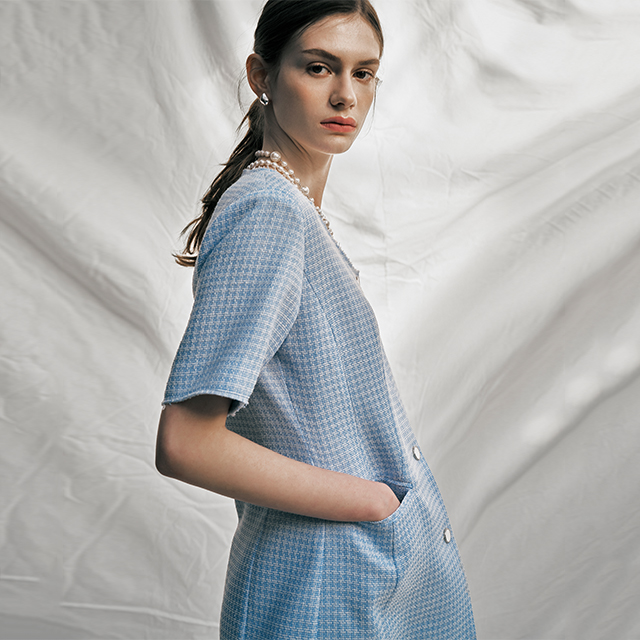 나인 어뮤즈 드 셋업 U넥 자켓 강 JK-2686