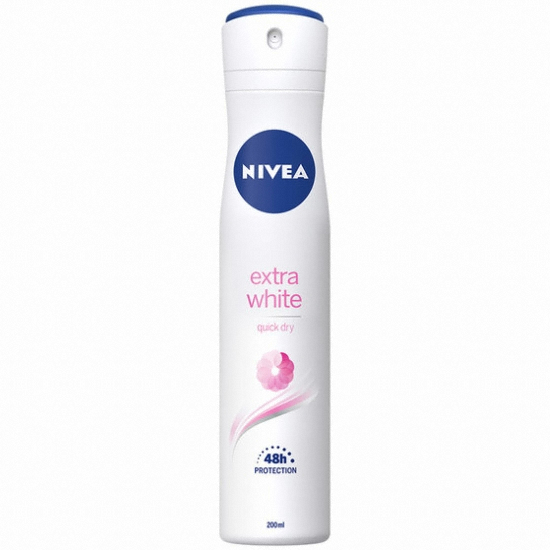 니베아 엑스트라 화이트 데오드란트 스프레이 48h 200ml