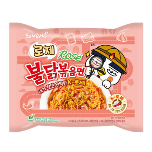 삼양식품  로제 불닭 볶음면 140g