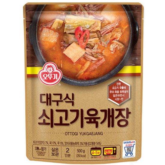오뚜기  대구식 쇠고기 육개장 500g