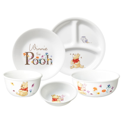 코렐 곰돌이푸 1인 알뜰 홈세트 5P