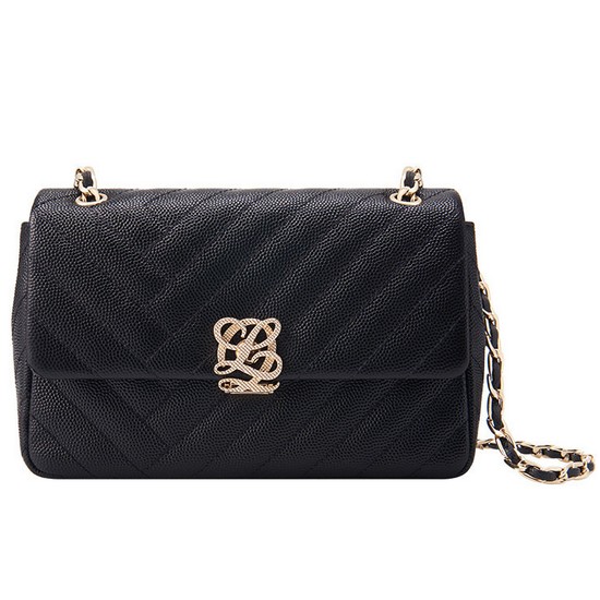 루이까또즈 여성 체인 숄더백_HQ1SD12BL