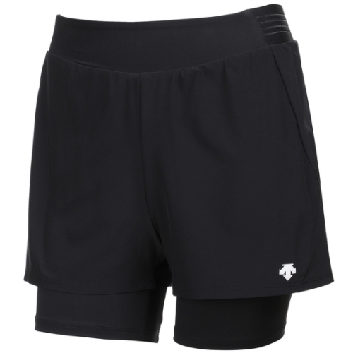 데상트  GYM 레깅스 부착형 5부 우븐 숏 팬츠 SM222PHP42