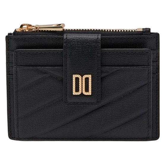 닥스 CARLISLE 블랙 칼라일 패턴 골드 DD 카드지갑 DCHO2F418BK