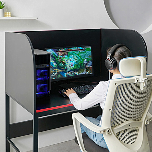 E스마트 홈게이머 칸막이형 게이밍 책상