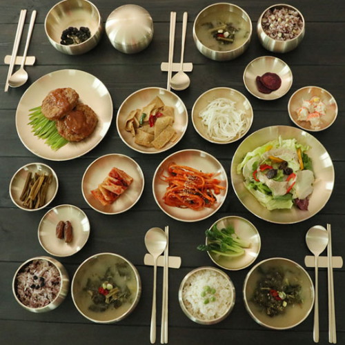 여주명성공방 명성유기 고궁 4인 반상기