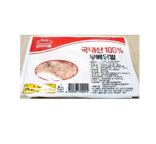 금미식품  무뼈닭발 200g