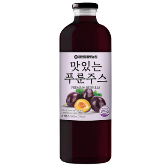  참앤들황토농원 맛있는 푸룬주스 1L [2개]