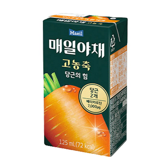 매일유업 매일야채 고농축 당근의 힘 125ml