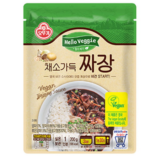 오뚜기  헬로베지 채소가득 짜장 200g