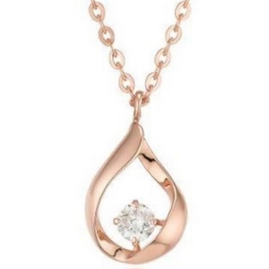 이랜드 로이드 14K L-DIAMOND 1부 샤인드롭 목걸이_LND20C45G