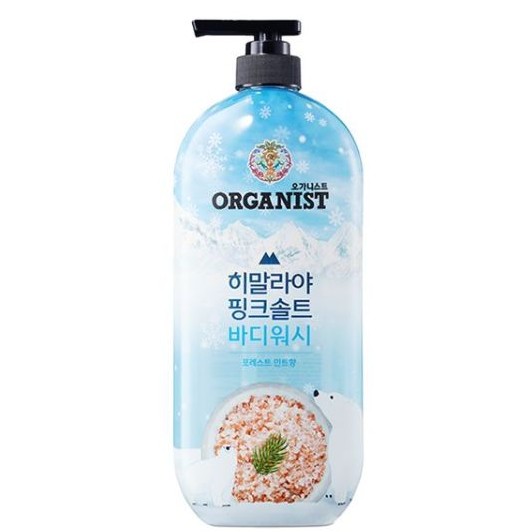 오가니스트 히말라야 핑크솔트 바디워시 포레스트 민트 900ml