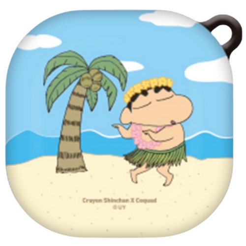 코쿼드  갤럭시 버즈2 프로 짱구는 못말려 여행 하드 케이스