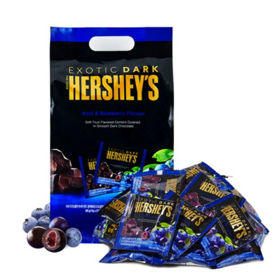 허쉬  다크 초콜릿 아사이&블루베리 405g