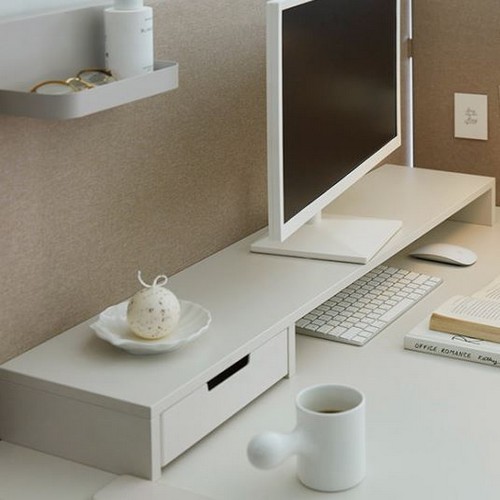 일룸 모드 1000폭 수납형 모니터선반