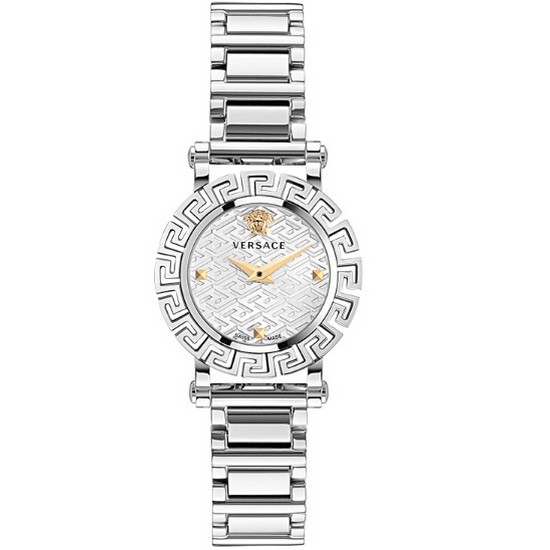 베르사체 VE2Q00322 Womens Silver 30 mm Greca Glam