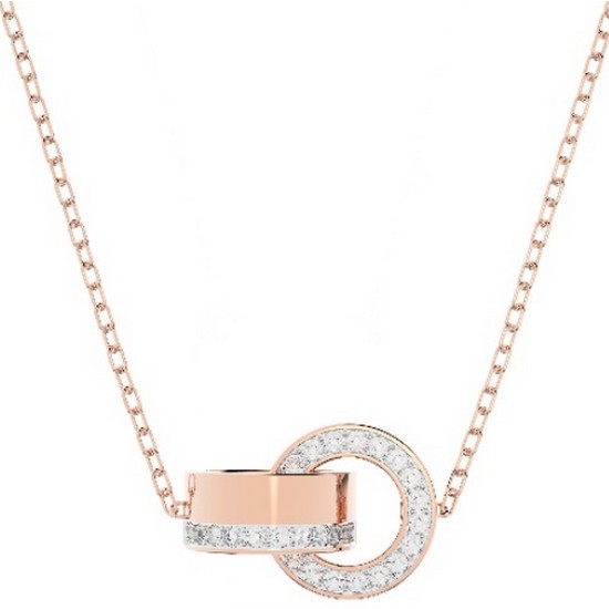 스와로브스키  Hollow 로즈골드 목걸이 5636496