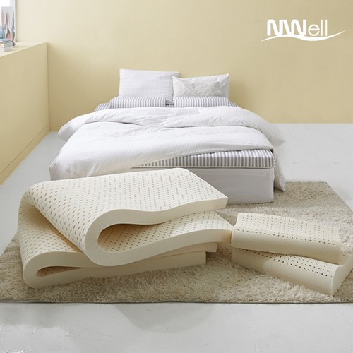 신우팜앤라텍스 느웰 하드 천연라텍스 매트리스 Q+베개